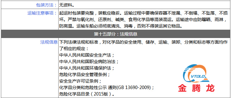 乙醇酸安全技术说明书(图3)